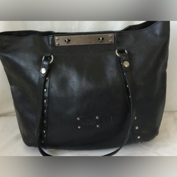 PATRICIA NASH Black Leather Benvenuto Tote - Picture 2 of 10